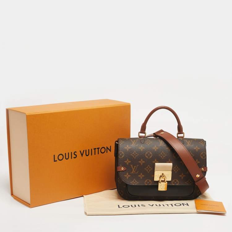 Pre Owned Louis Vuitton Black Monogram Canvas Vaugirard Bag