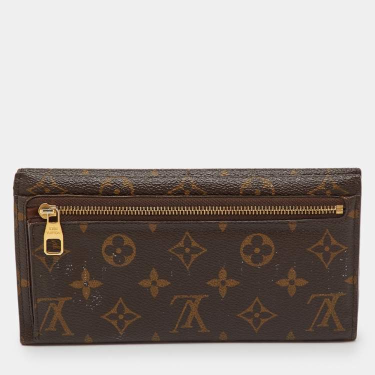 Pre Owned Louis Vuitton Monogram Canvas Long Origami Wallet