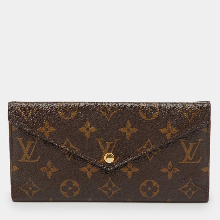Pre Owned Louis Vuitton Monogram Canvas Long Origami Wallet