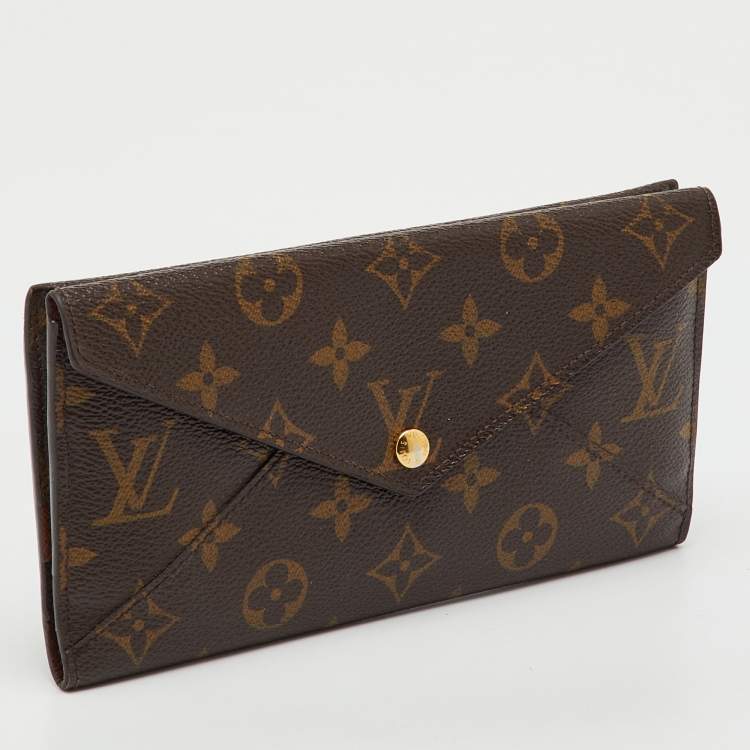 Pre Owned Louis Vuitton Monogram Canvas Long Origami Wallet