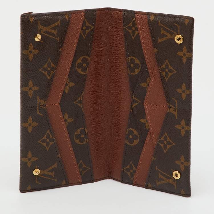 Pre Owned Louis Vuitton Monogram Canvas Long Origami Wallet