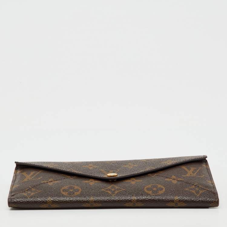 Pre Owned Louis Vuitton Monogram Canvas Long Origami Wallet