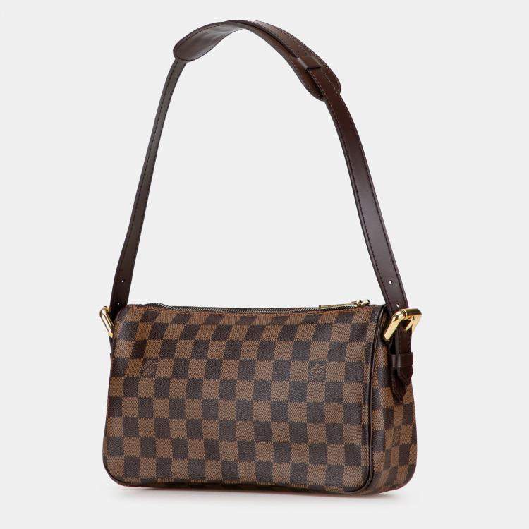 Pre Owned Louis Vuitton Brown Damier Ebene Ravello GM