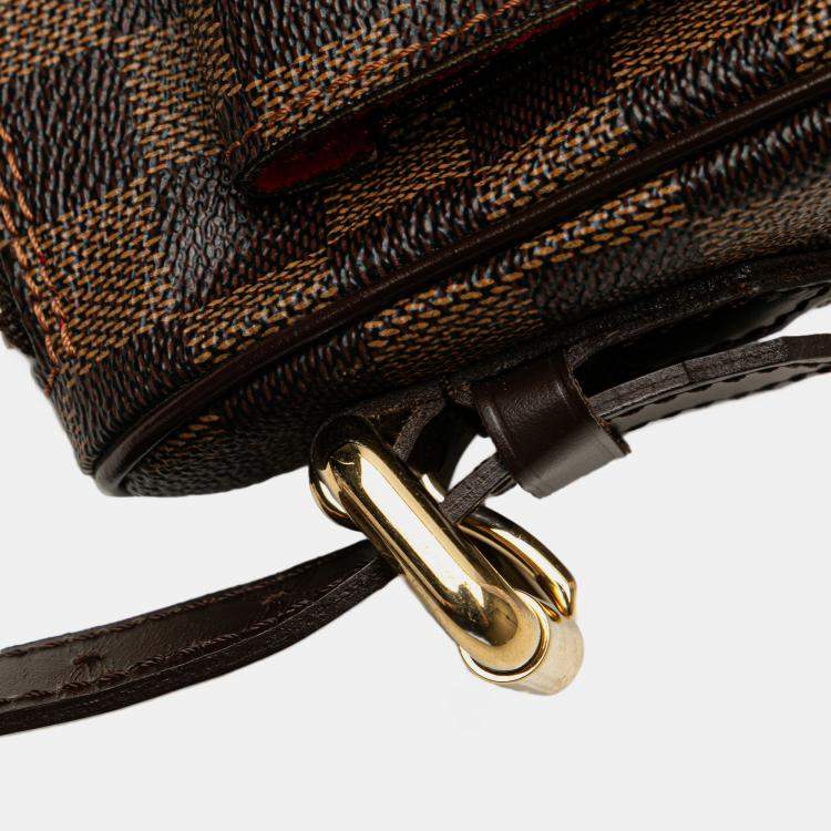 Pre Owned Louis Vuitton Brown Damier Ebene Ravello GM