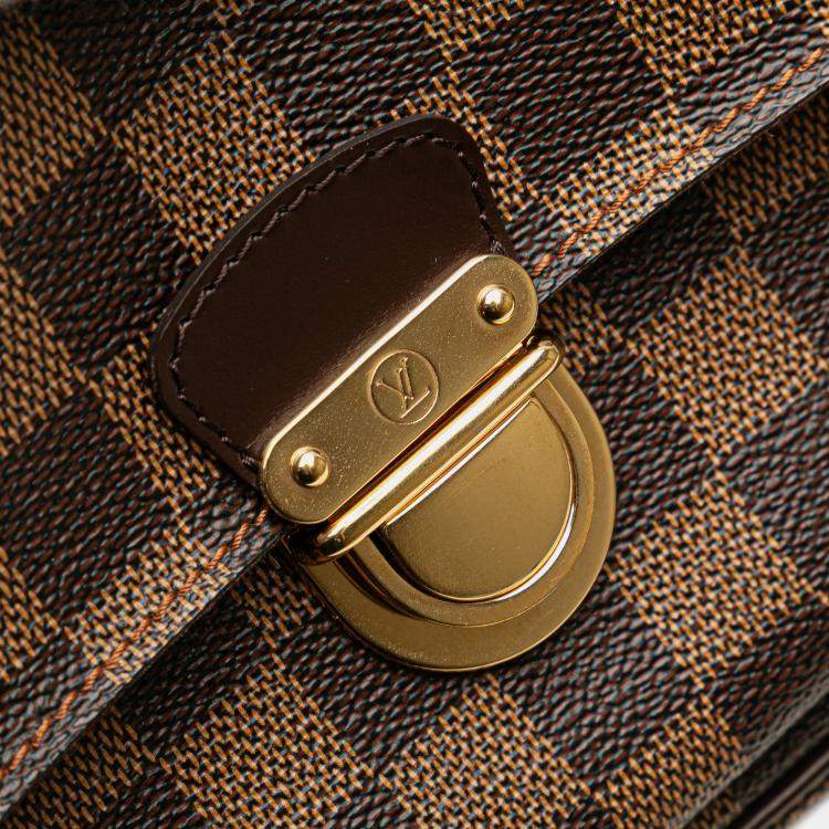 Pre Owned Louis Vuitton Brown Damier Ebene Ravello GM