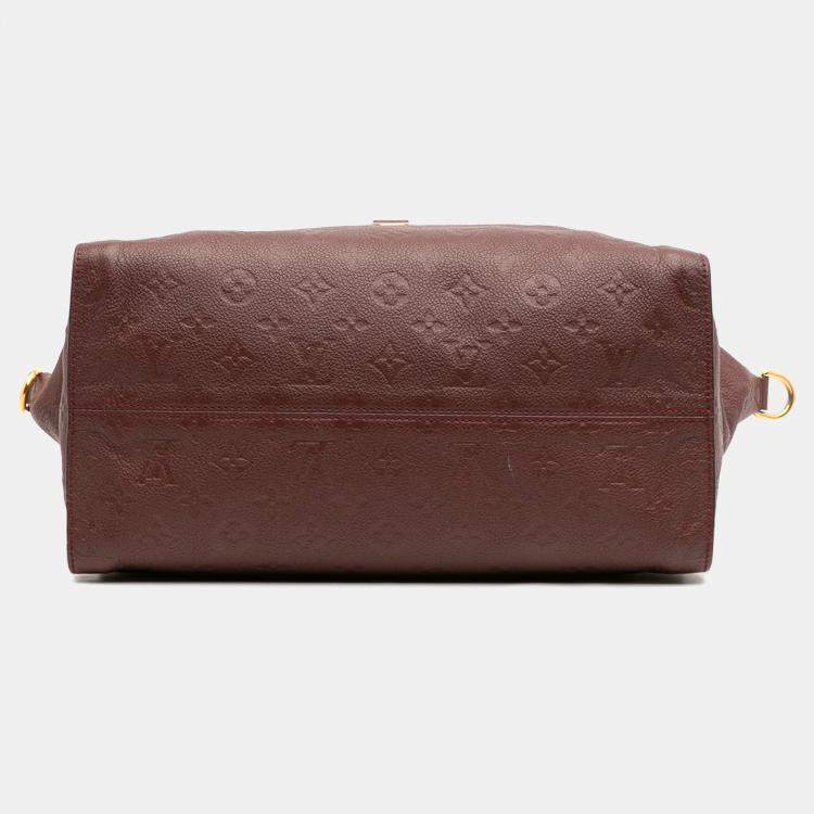 Pre Owned Louis Vuitton Red Monogram Empreinte Lumineuse PM