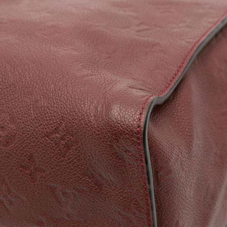 Pre Owned Louis Vuitton Red Monogram Empreinte Lumineuse PM