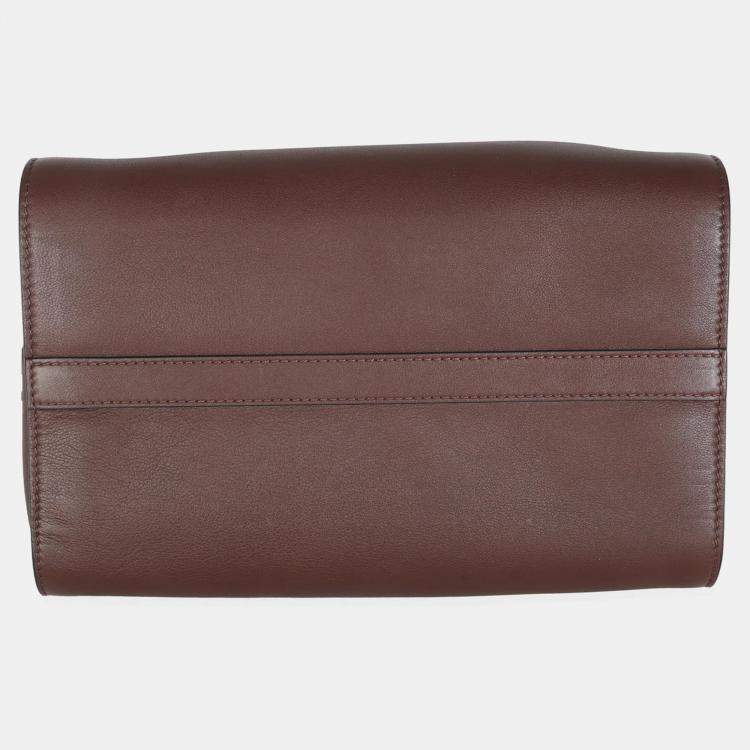 Pre Owned Louis Vuitton Burgundy Calfskin Speedy Amazon MM