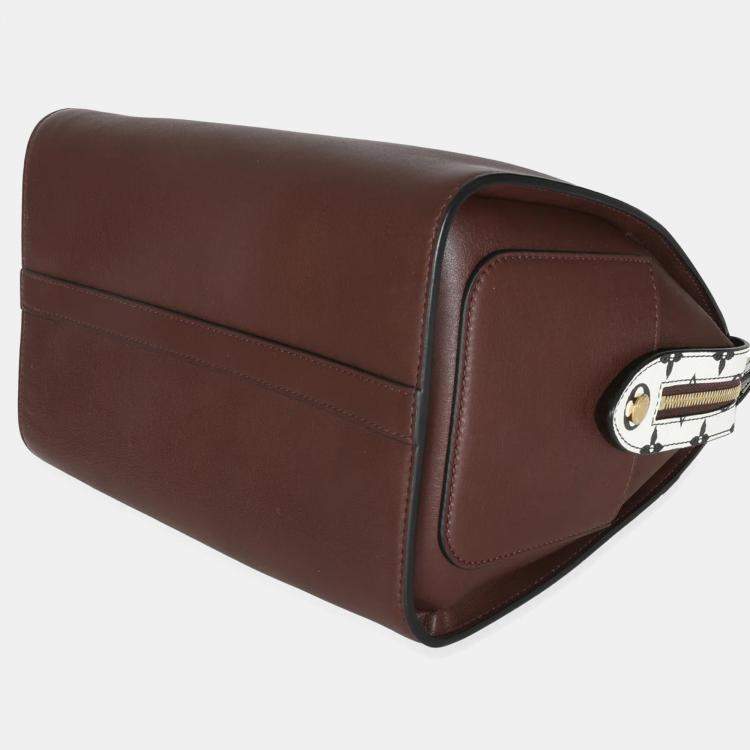 Pre Owned Louis Vuitton Burgundy Calfskin Speedy Amazon MM