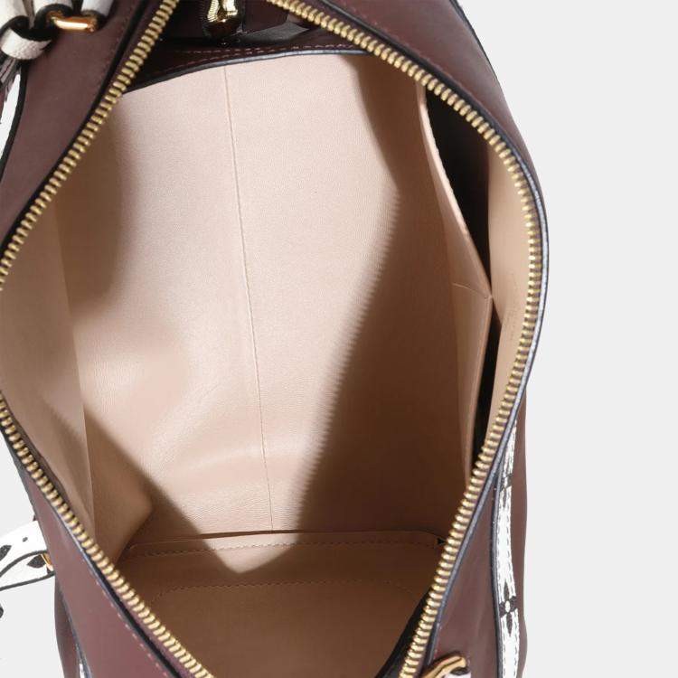 Pre Owned Louis Vuitton Burgundy Calfskin Speedy Amazon MM