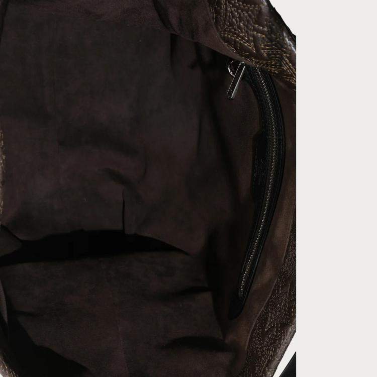 Pre Owned Louis Vuitton Olive Monogram Lambskin Antheia Hobo