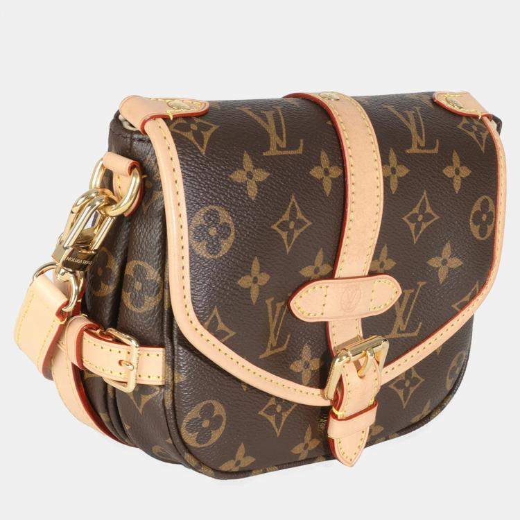 Pre Owned Louis Vuitton Monogram Canvas Saumur BB