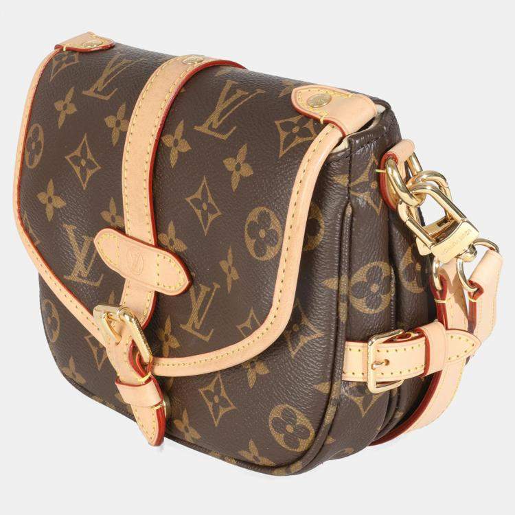 Pre Owned Louis Vuitton Monogram Canvas Saumur BB