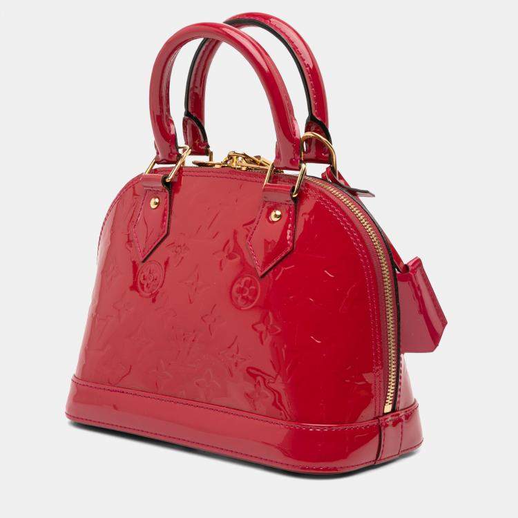 Pre Owned Louis Vuitton Monogram Vernis Alma BB Bag