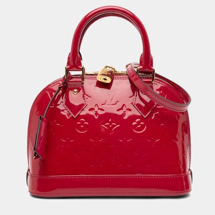 Pre Owned Louis Vuitton Monogram Vernis Alma BB Bag