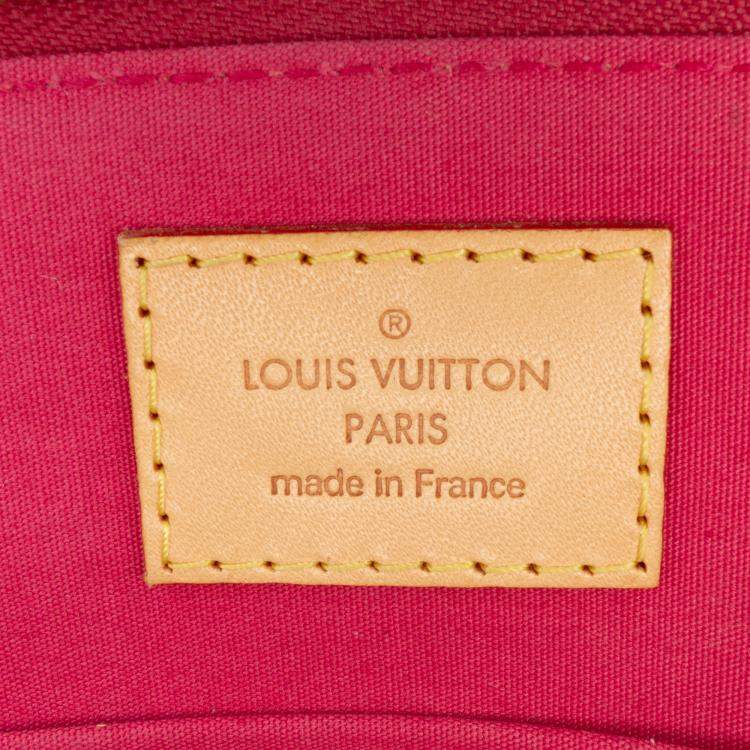 Pre Owned Louis Vuitton Monogram Vernis Alma BB Bag