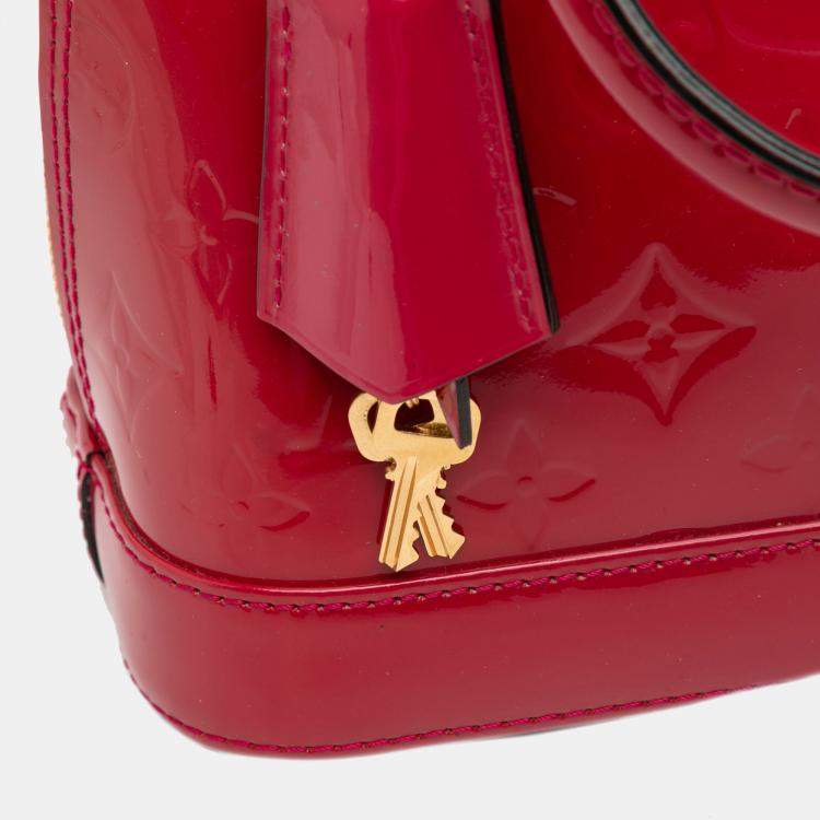 Pre Owned Louis Vuitton Monogram Vernis Alma BB Bag