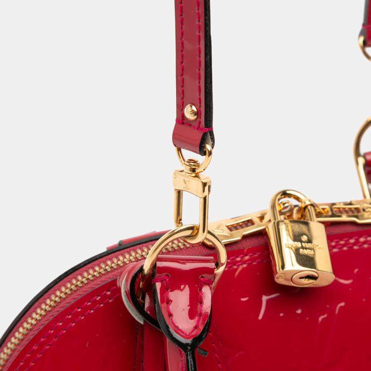 Pre Owned Louis Vuitton Monogram Vernis Alma BB Bag