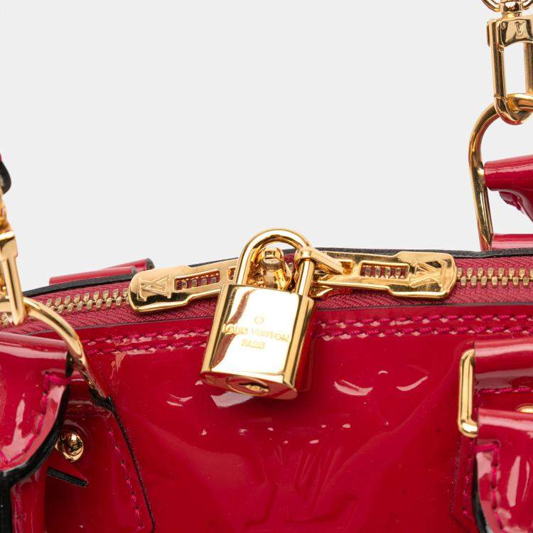 Pre Owned Louis Vuitton Monogram Vernis Alma BB Bag