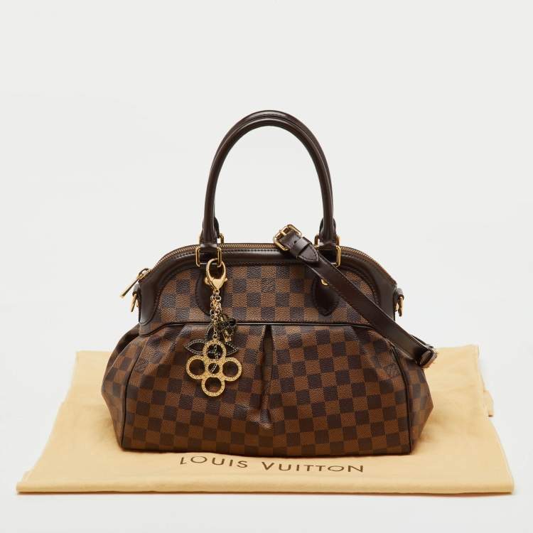 Pre Owned Louis Vuitton Damier Ebene Canvas Trevi PM Bag
