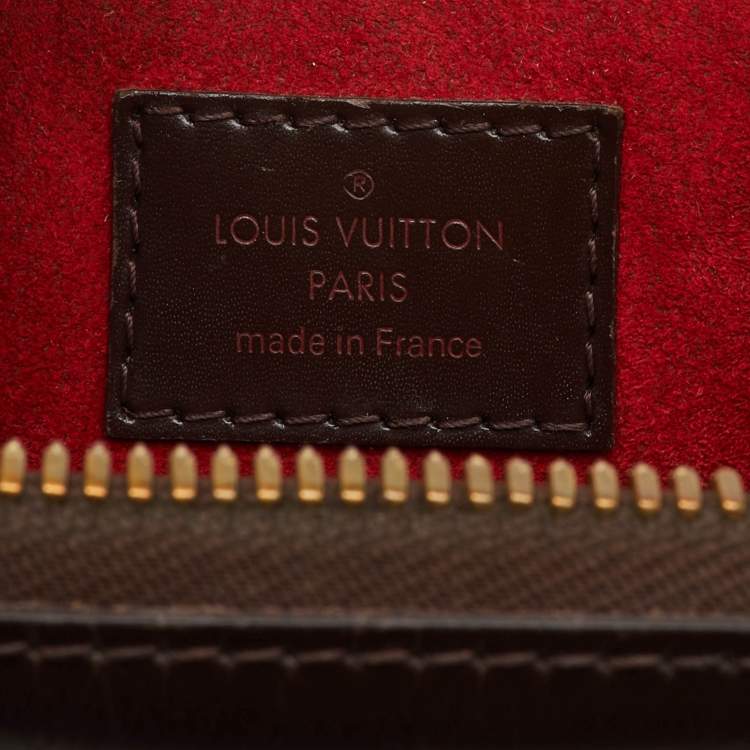 Pre Owned Louis Vuitton Damier Ebene Canvas Trevi PM Bag