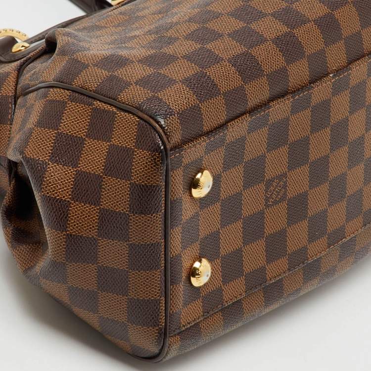 Pre Owned Louis Vuitton Damier Ebene Canvas Trevi PM Bag