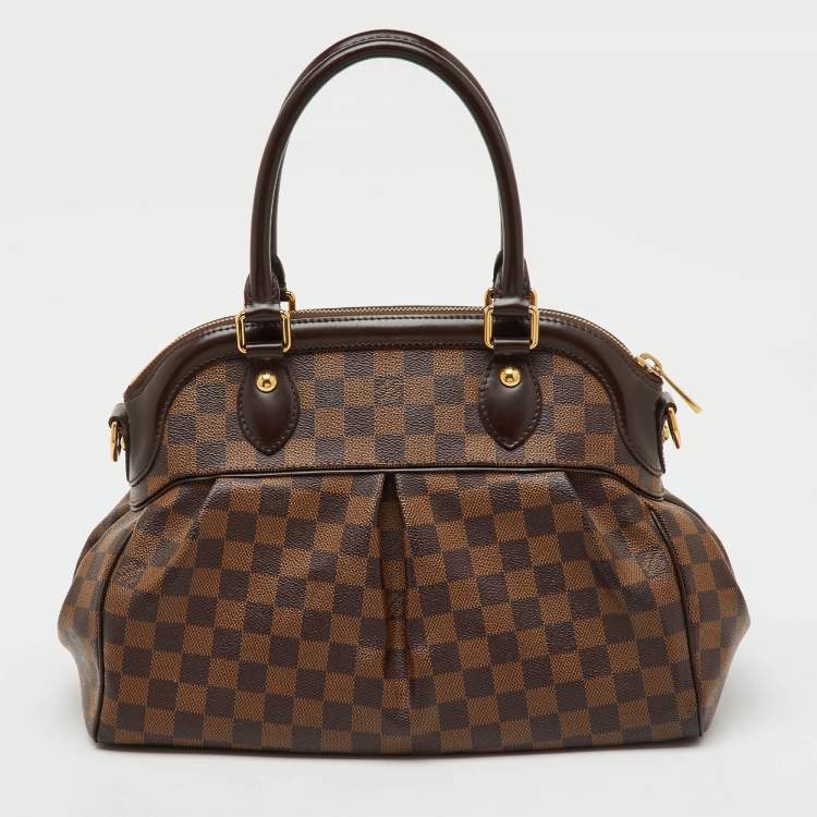 Pre Owned Louis Vuitton Damier Ebene Canvas Trevi PM Bag