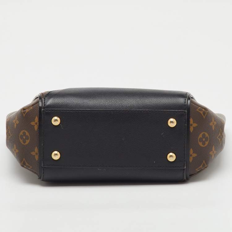 Pre Owned Louis Vuitton Black Monogram Canvas and Leather Kimono PM Bag