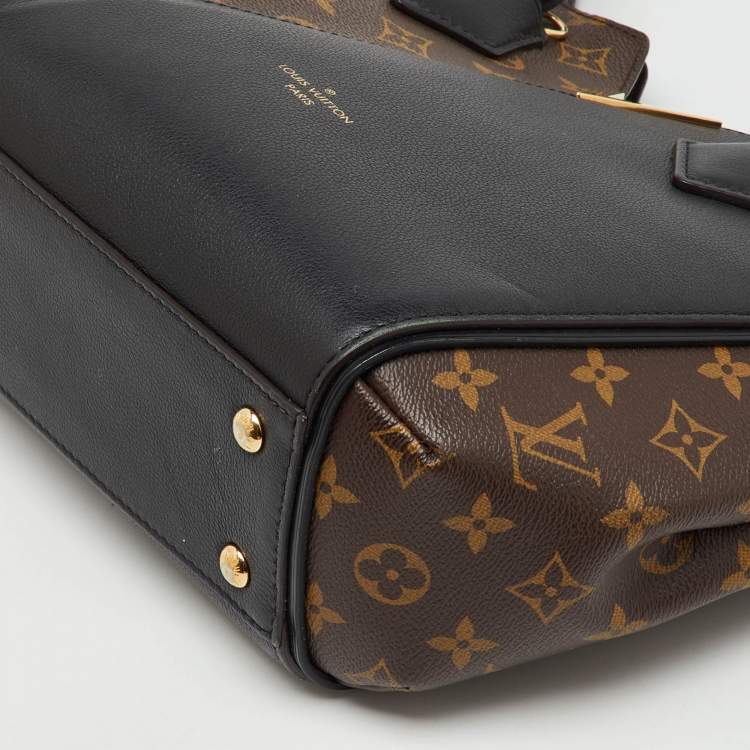 Pre Owned Louis Vuitton Black Monogram Canvas and Leather Kimono PM Bag