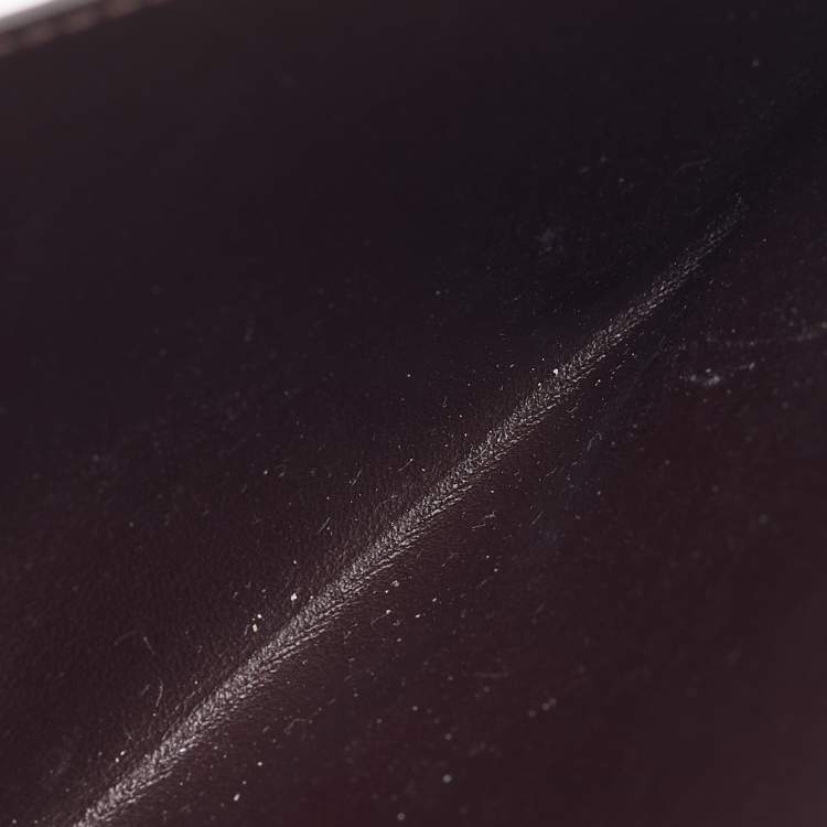 Pre Owned Louis Vuitton Amarante Monogram Vernis Felicie Pochette Bag