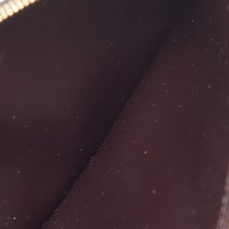 Pre Owned Louis Vuitton Amarante Monogram Vernis Felicie Pochette Bag