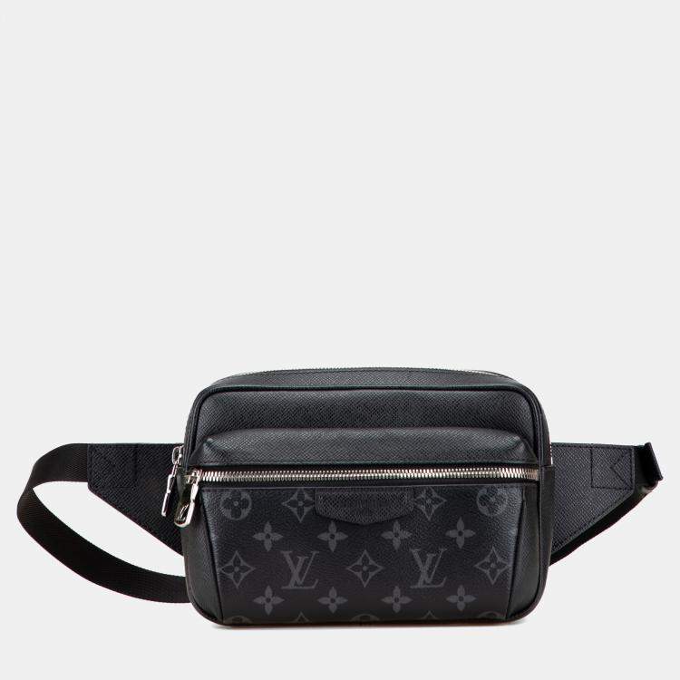 Pre Owned Louis Vuitton Black Monogram Eclipse Outdoor Bumbag