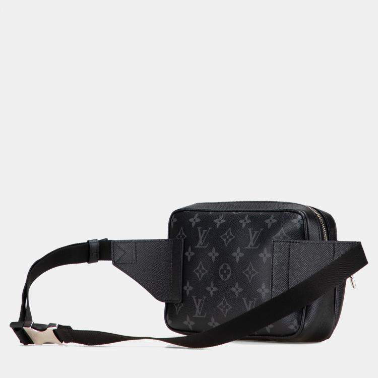Pre Owned Louis Vuitton Black Monogram Eclipse Outdoor Bumbag