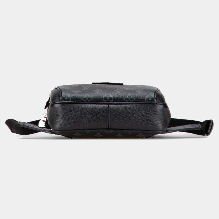 Pre Owned Louis Vuitton Black Monogram Eclipse Outdoor Bumbag