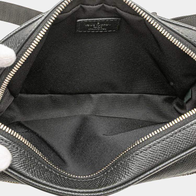 Pre Owned Louis Vuitton Black Monogram Eclipse Outdoor Bumbag