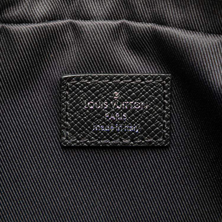 Pre Owned Louis Vuitton Black Monogram Eclipse Outdoor Bumbag