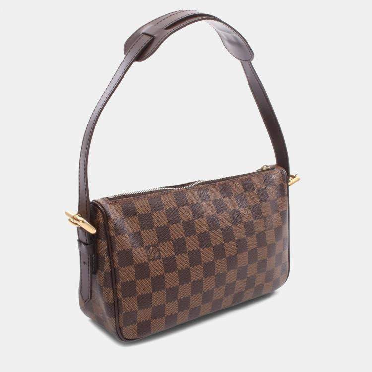 Pre Owned Louis Vuitton Brown Damier Ebene Ravello GM