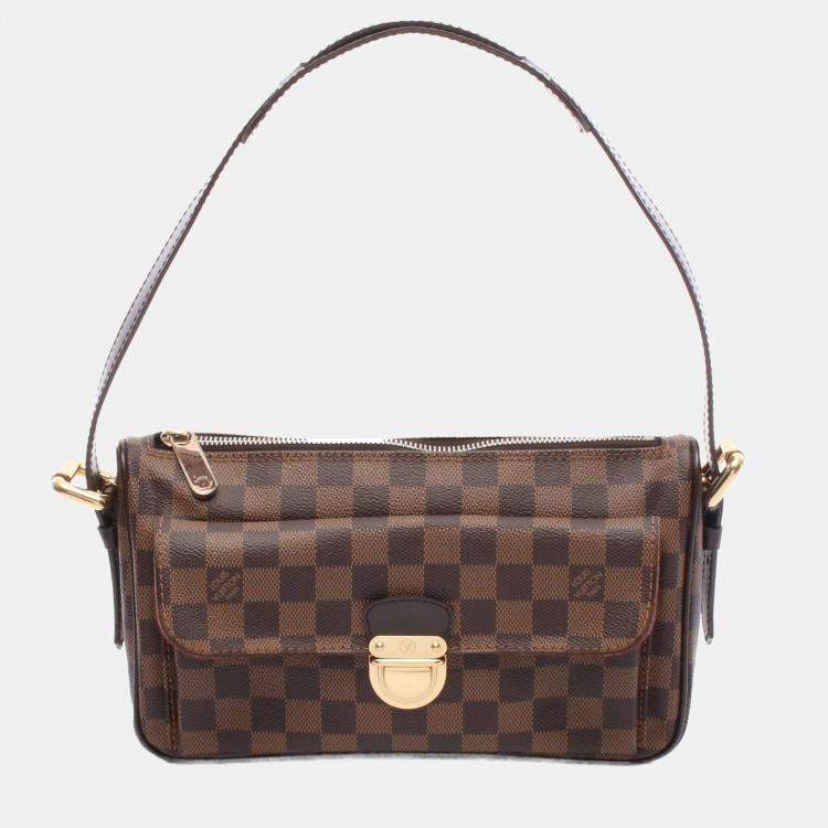 Pre Owned Louis Vuitton Brown Damier Ebene Ravello GM