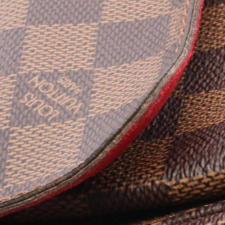 Pre Owned Louis Vuitton Brown Damier Ebene Ravello GM