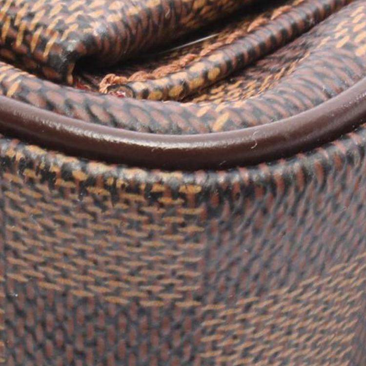 Pre Owned Louis Vuitton Brown Damier Ebene Ravello GM