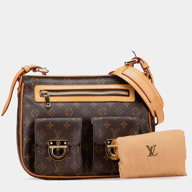 Pre Owned Louis Vuitton Brown Monogram Hudson GM