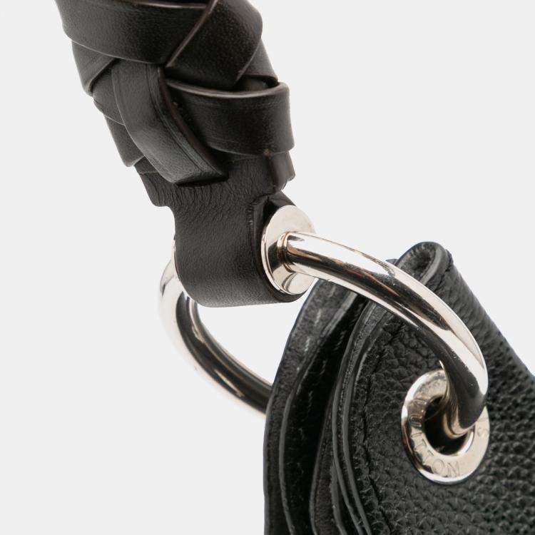 Pre Owned Louis Vuitton Black Monogram Mahina Carmel