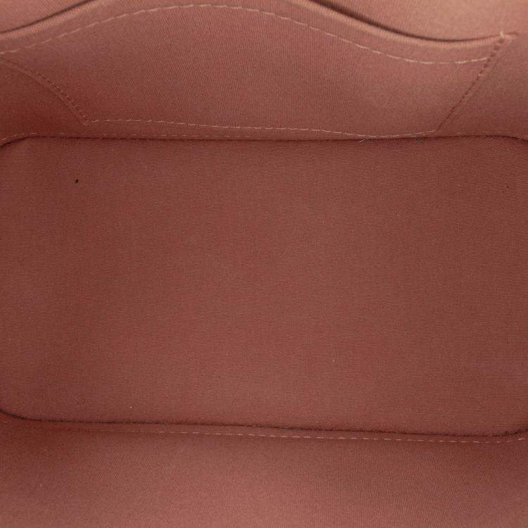 Pre Owned Louis Vuitton Brown Monogram Vernis Alma BB