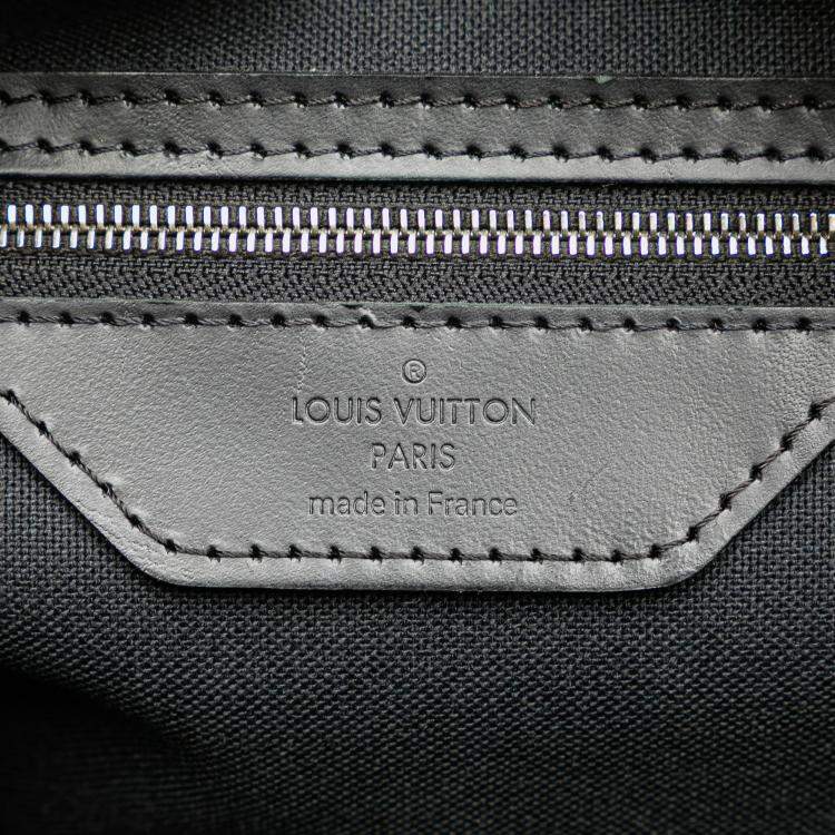 Pre Owned Louis Vuitton Black Damier Graphite Sac Leoh