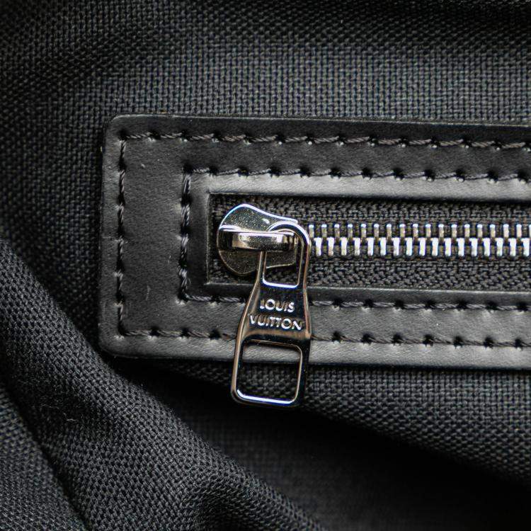Pre Owned Louis Vuitton Black Damier Graphite Sac Leoh