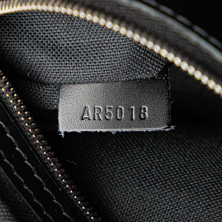 Pre Owned Louis Vuitton Black Damier Graphite Sac Leoh