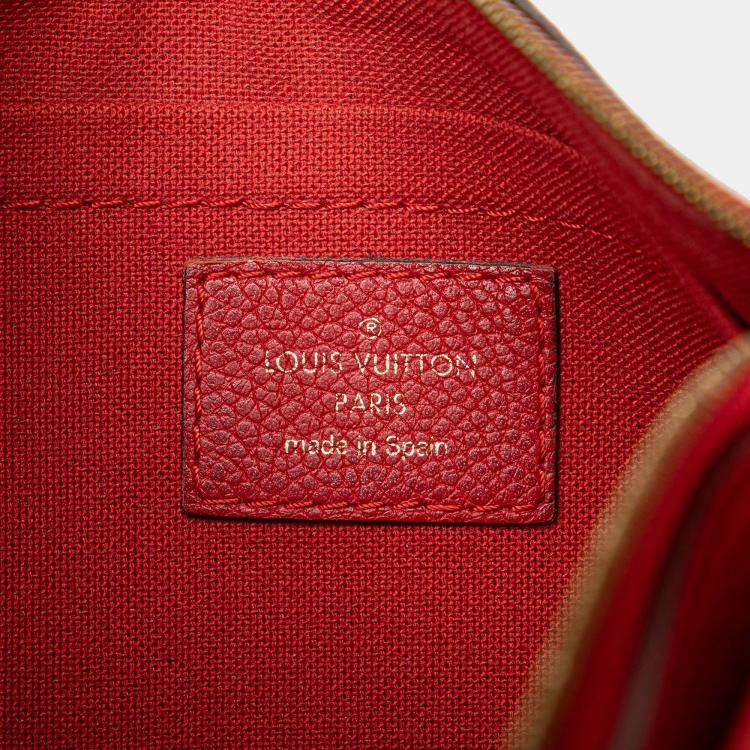 Pre Owned Louis Vuitton Brown Monogram Pallas Clutch