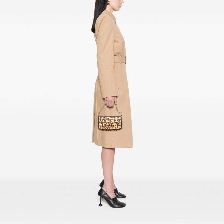 مملوكة مسبقًا Louis Vuitton Brown Stephen Sprouse Monogram Graffiti Pochette Accessoires