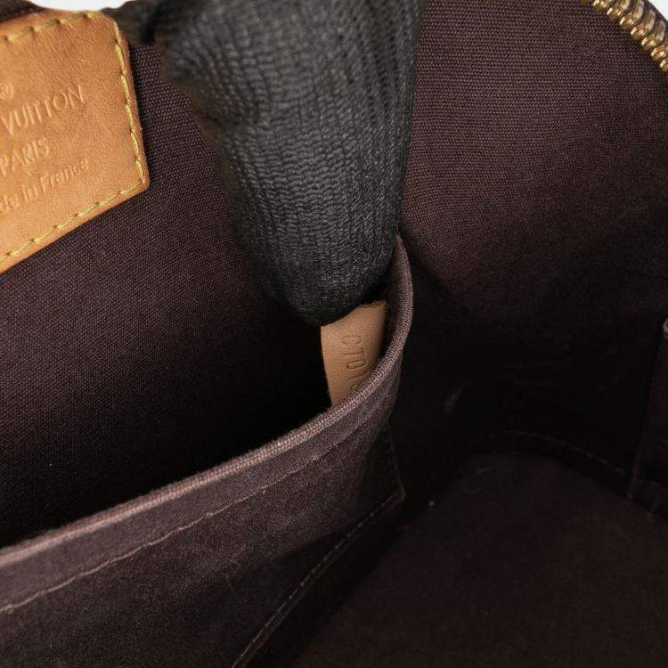Pre Owned Louis Vuitton Purple Monogram Vernis Alma BB