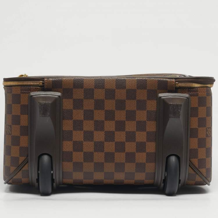Pre Owned Louis Vuitton Damier Ebene Canvas Pegase 45 Luggage